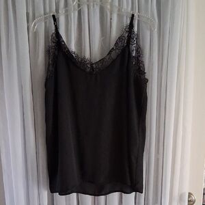 Magnolia Black Lace Trim Camisole